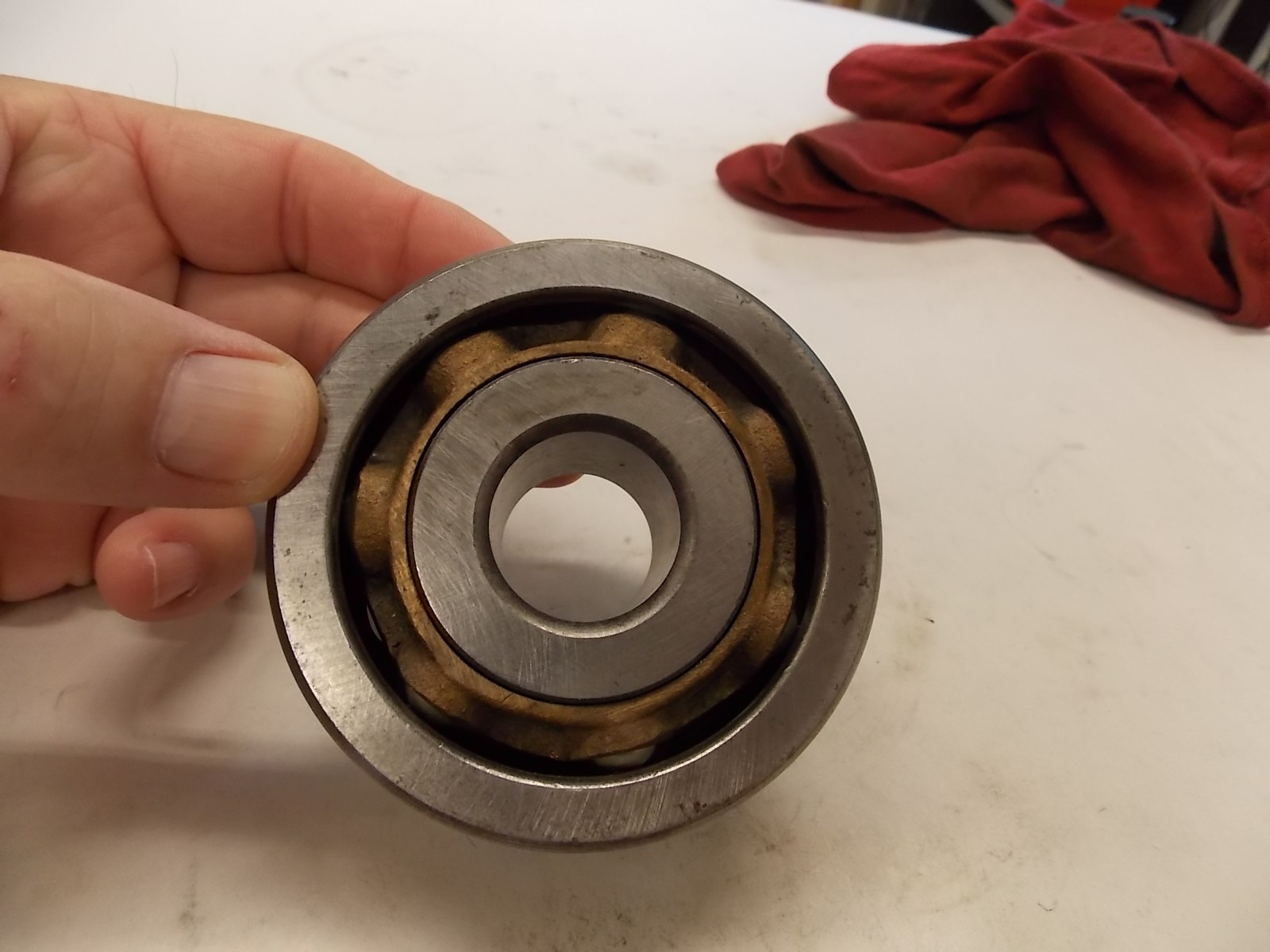 New MRC 5405AS Double Row Angular Contact Bron Cage Bearing 25mmx80mmx34.9mm V5B