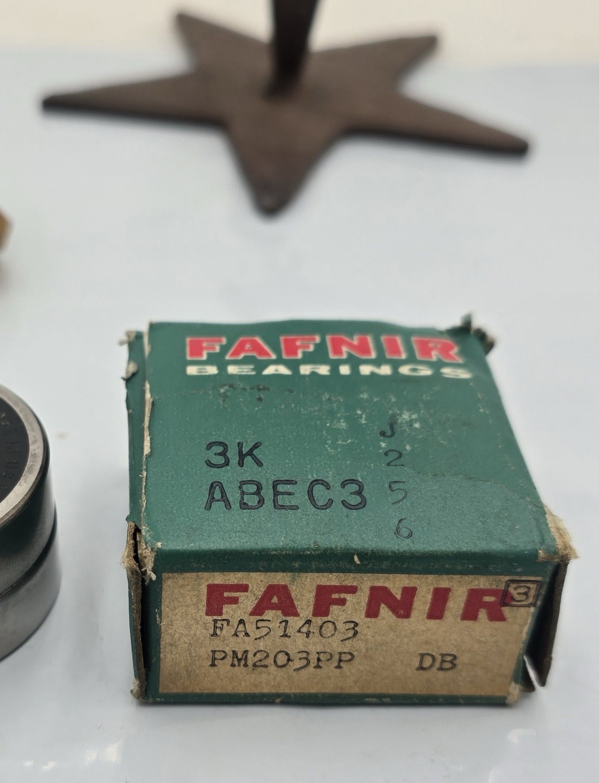 FAFNIR PM203PP ABEC3/P6 DB Precision Duplex Deep Groove Ball Bearing Set NEW OEM