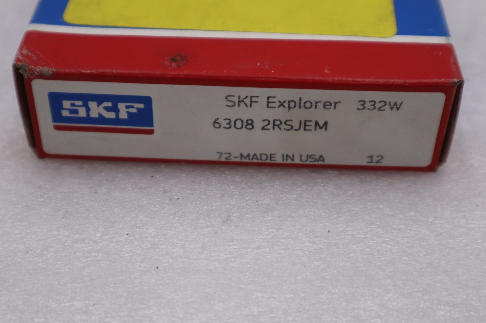 LOT OF 2 — NEW SKF 6308 2RSJEM Deep Groove Radial Bearing STK L217CC