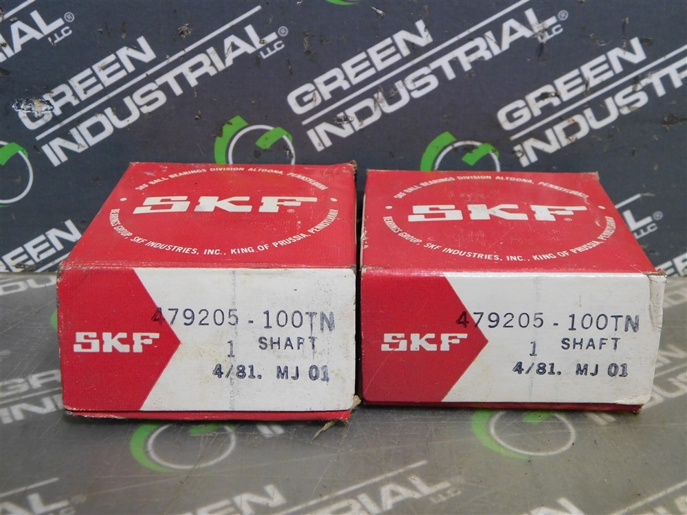 NEW Lot of 2 SKF 479205-100TN Insert Ball Bearings 1 in Bore 2 in OD 1.338 in W