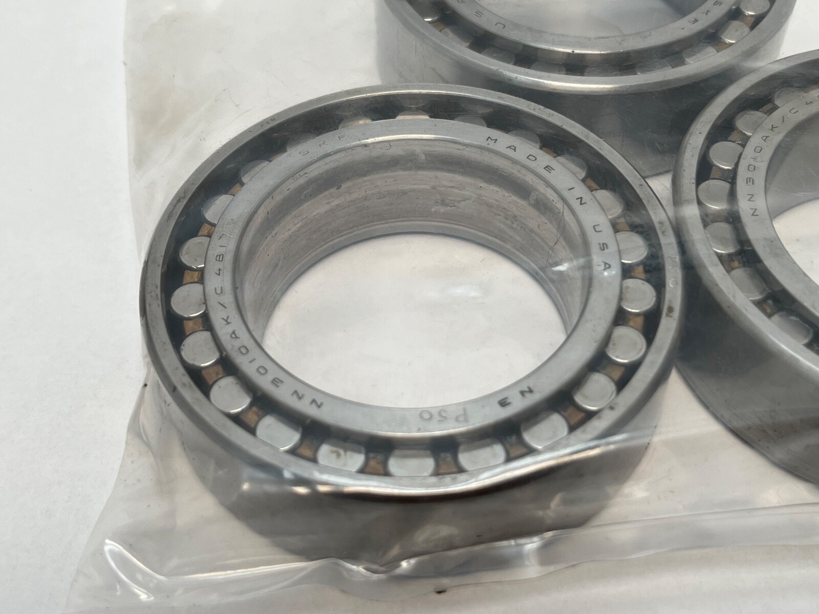 SKF NN-3010-AKMC/C481 Bearing 50x80x23 mm NN3010 NN-3010-A-K-M-P5 C481 USA 3 Pcs