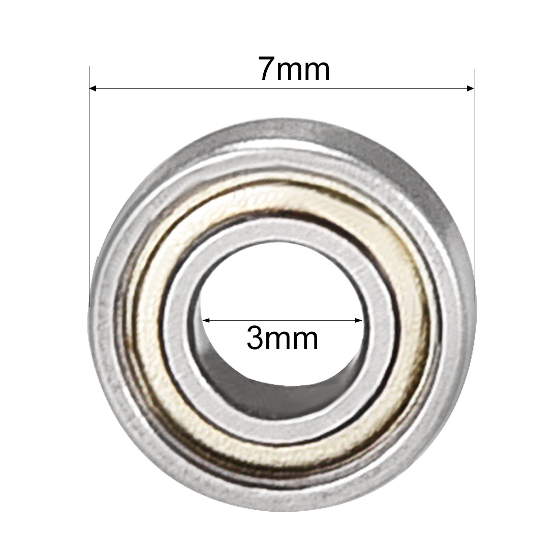 20pcs Double Shield 683ZZ Deep Groove Ball Bearing Carbon Steel Bearing