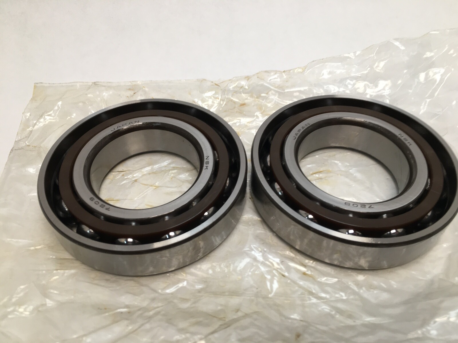 NSK 7209CTYDULPA7 Bearing 45x85x19 mm 7209-CTY-DUL-PA7 ABEC7 Japan 2 Pcs