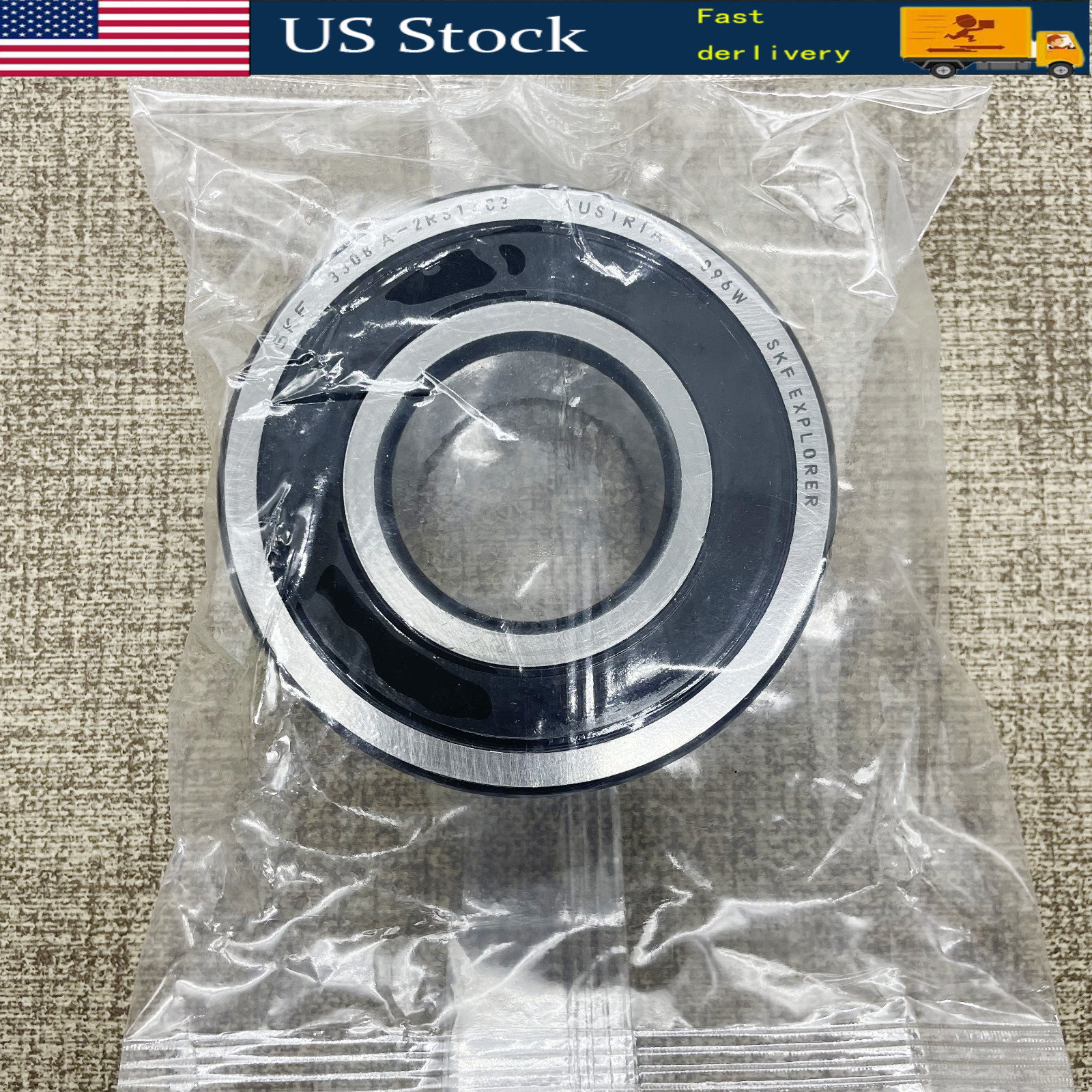 Double Row Angular Contact Ball Bearing 3308 A 2RS1/C3 Fits For SKF 40x90x36.5mm