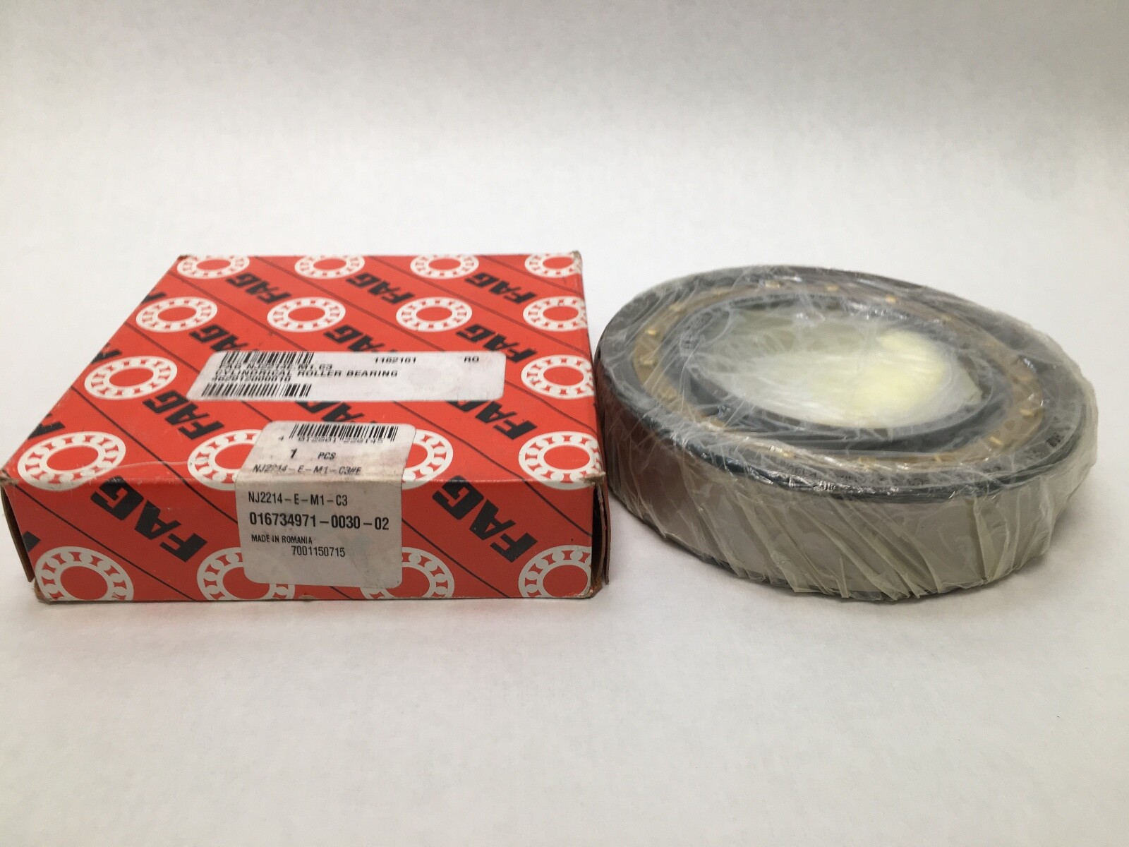 FAG NJ2214-EM1-C3 Cylindrical Roller Bearing 70x125x31 mm NJ 2214 E M1 C3