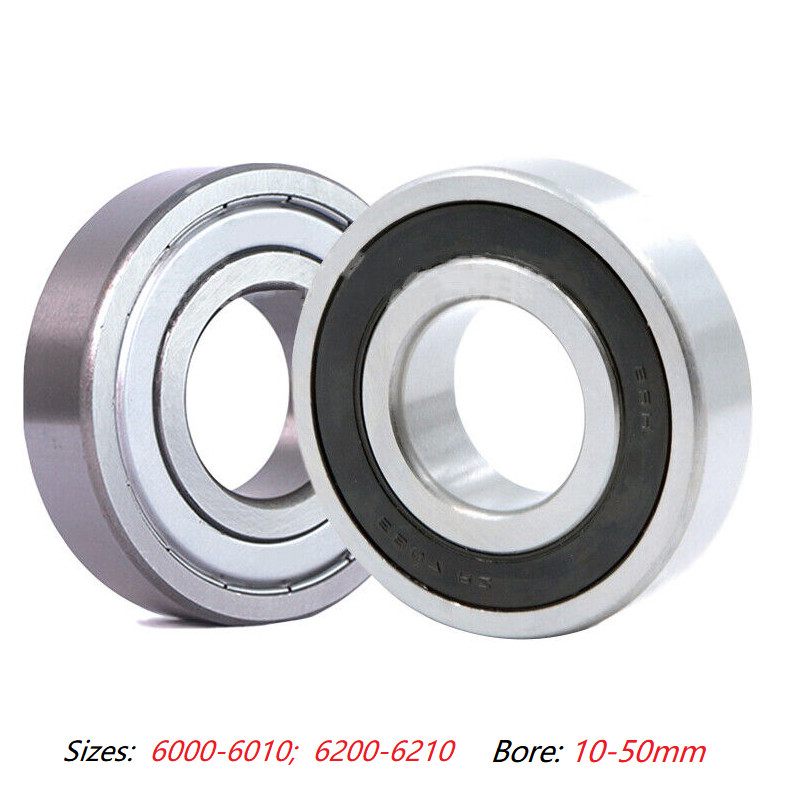 2RS SERIES DEEP GROOVE BALL BEARING 6000-6010; 6200-6210 High Quality Bearings