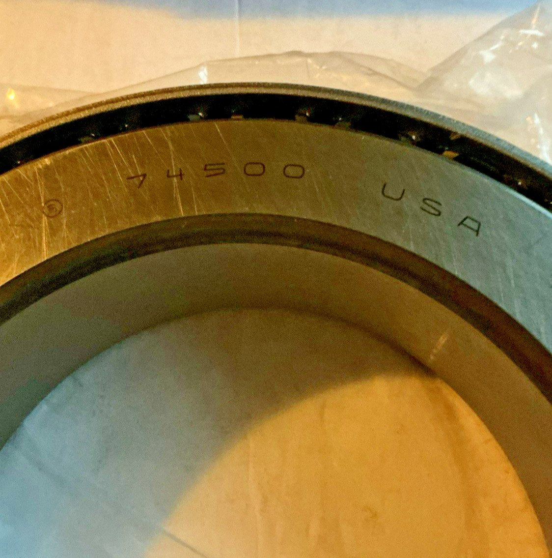 TIMKEN # 74500 CONE / 74850 CUP / TAPERED ROLLER BEARING SET, (NEW USA).