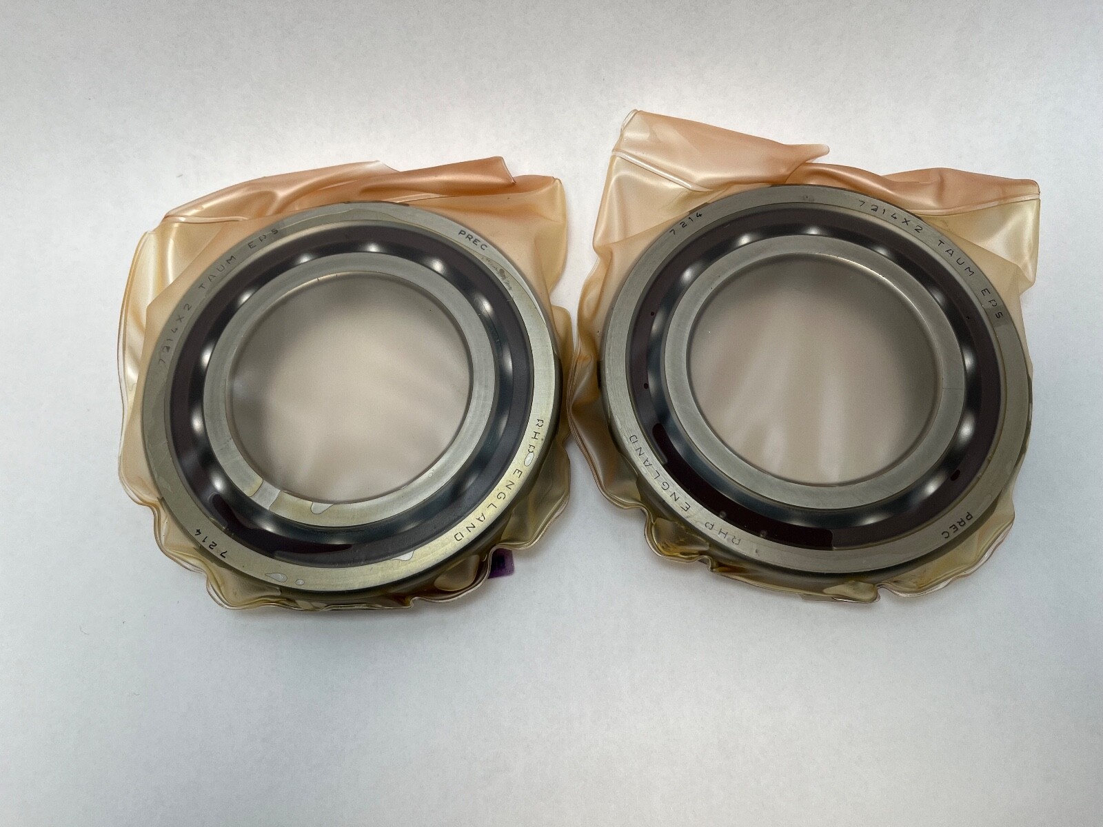 RHP 7214CTDUMP5 Angular Bearing 70x125x24 mm 7214C 7214-C-T-DUM-P5 England 2 Pcs