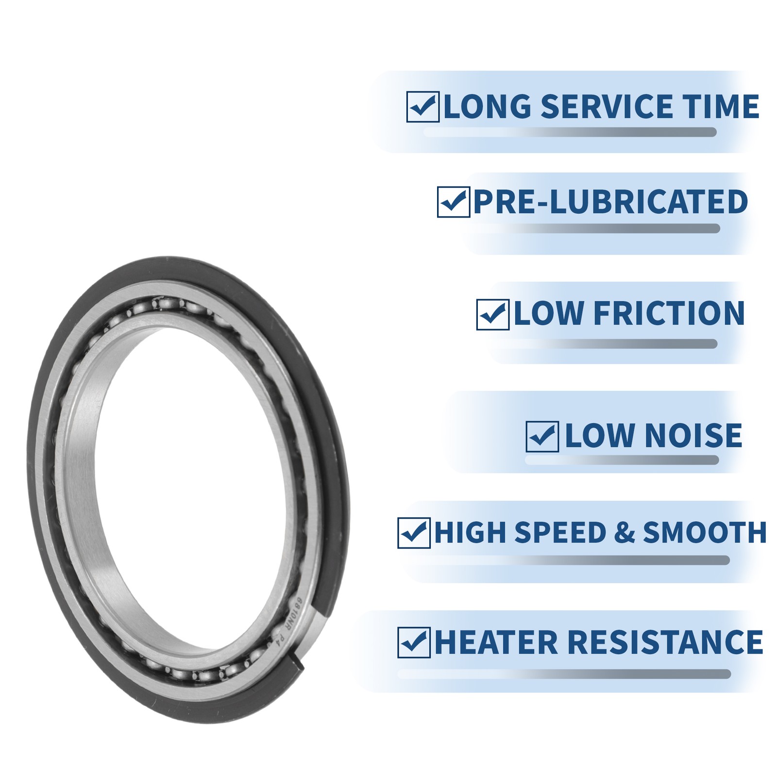 6810NR Deep Groove Ball Bearings 50x65x7mm 1 Pc Scooter Skateboard Wheel