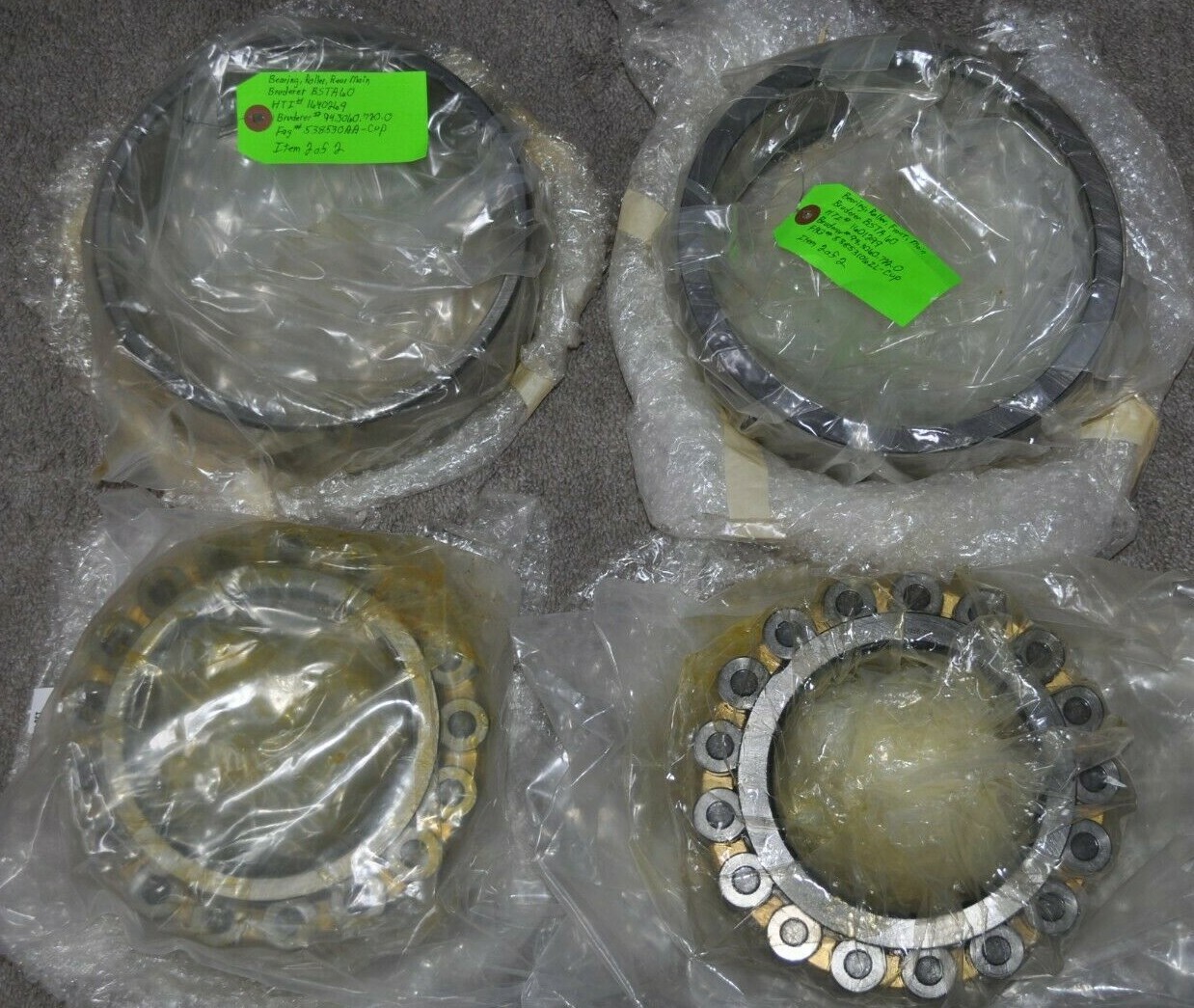 NEW FAG Replacement Main Bearing Set for BRUDERER BSTA-60 250mm OD / 140mm ID