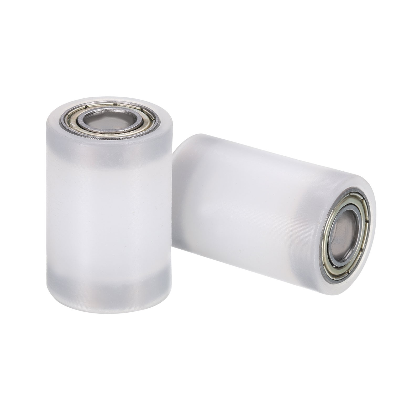2Pcs Nylon Roller Wheel with Bearings, 5/16″x13/16″x1-1/4″ Nylon Pulley