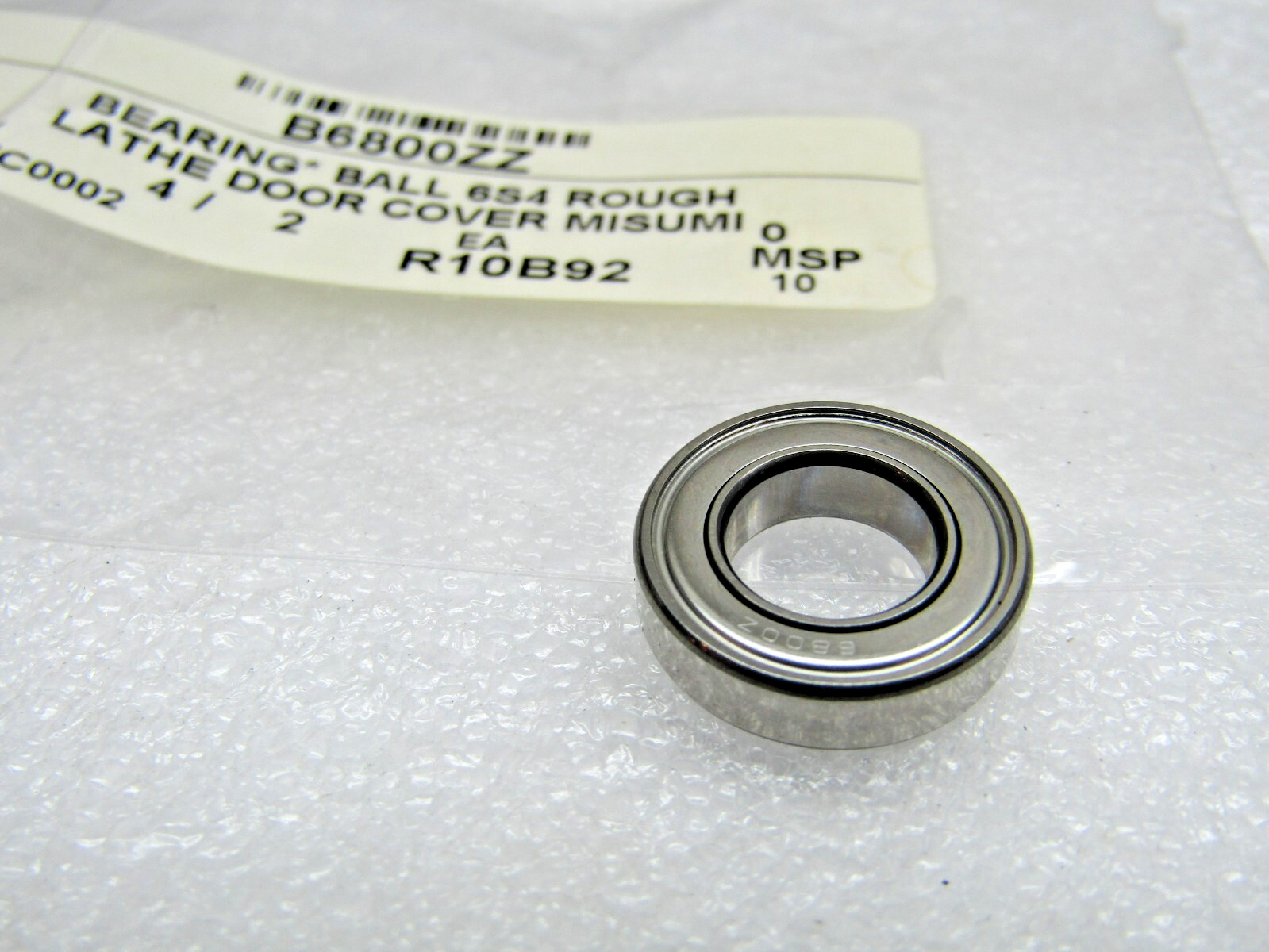 6800-ZZ 6800 2Z 10mm X 19mm X 5mm Shielded Bearing