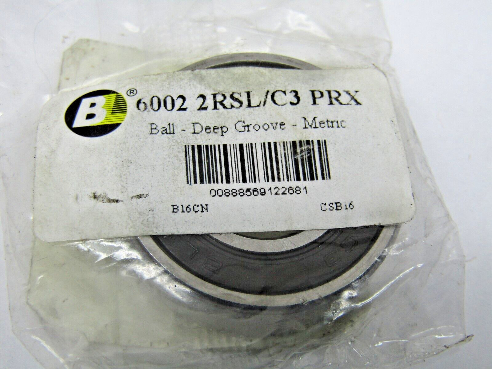 Bearings Limited 6002-2RS C3 15mm X 32mm X 9mm Sealed Bearing