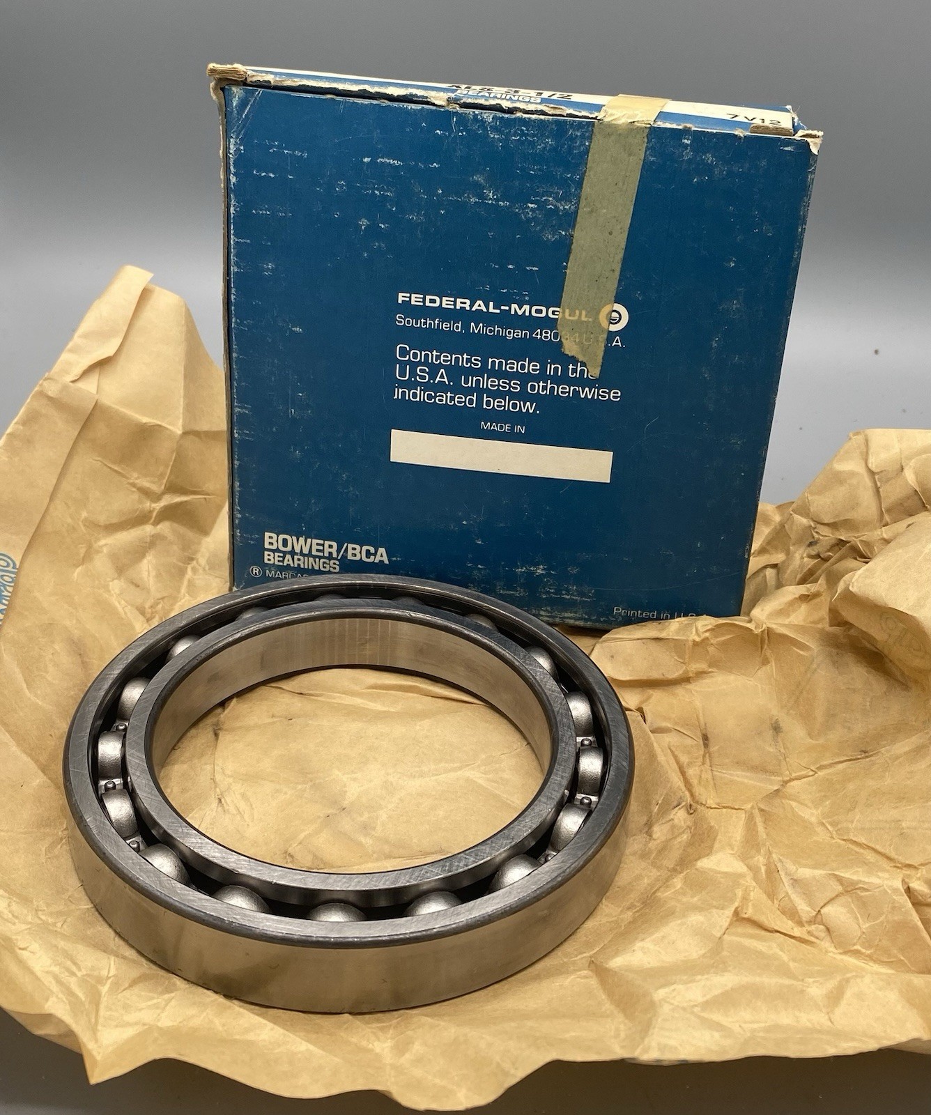 Federal Mogul XLS-3-1/2 BCA Bearing 3-1/2″ Bore; 5″ Outer Dia ; 3/4″ Outer Race