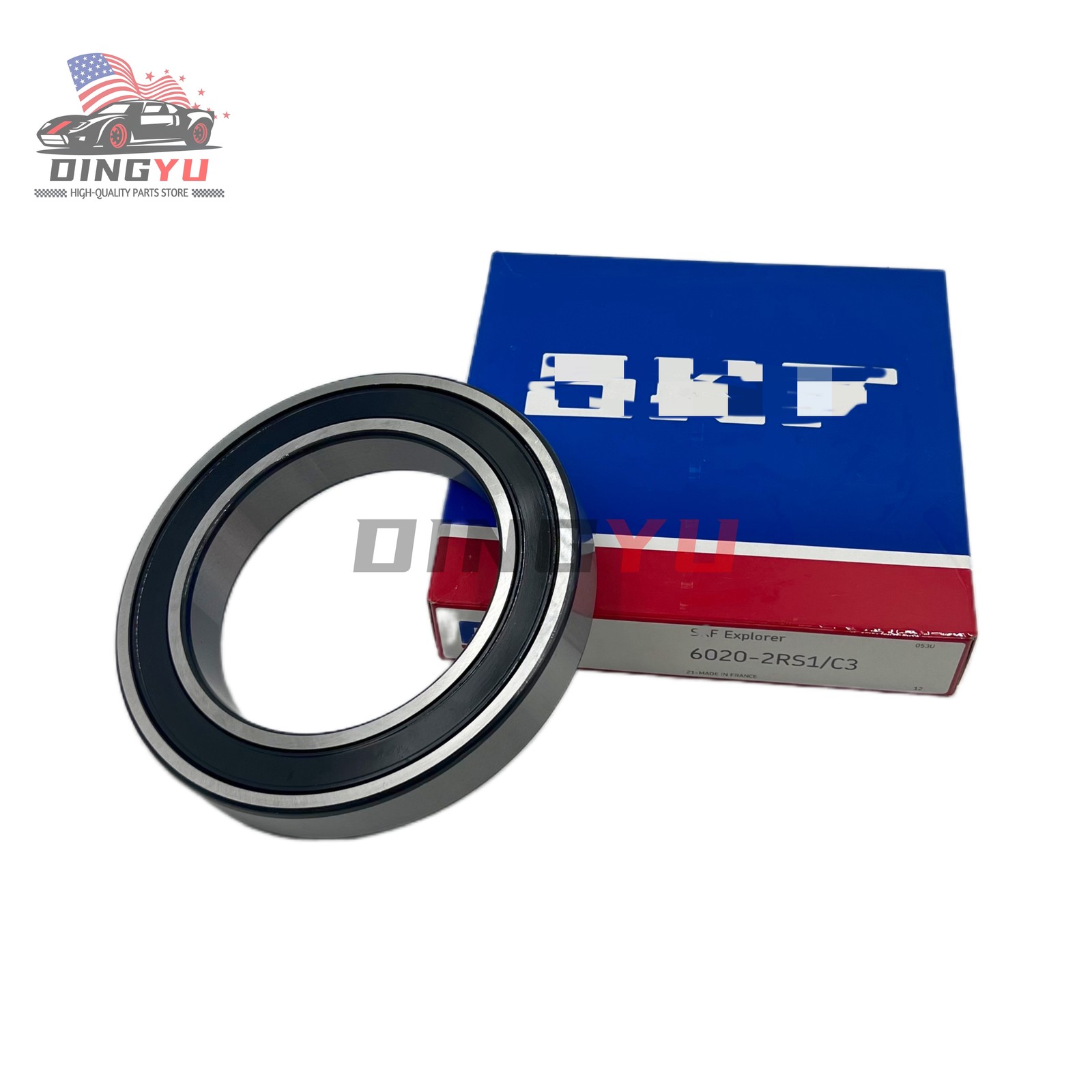 NEW Deep Groove Ball Bearing Fits For SKF 6020 2RS1/C3 100x150x24mm