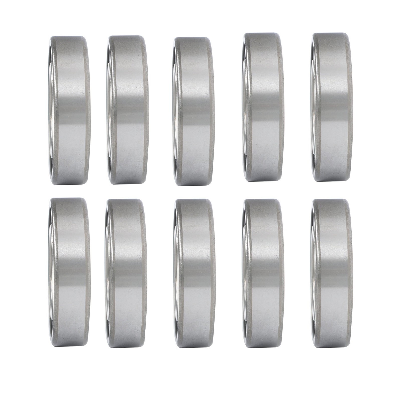 10pcs 6207-2RS Ball Bearings 35x72x17mm Double Rubber Sealed