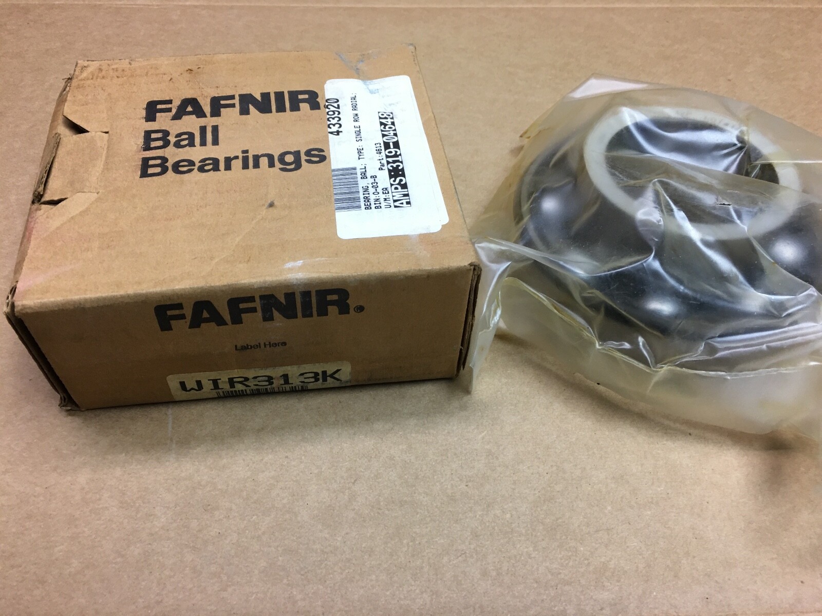 FAFNIR WIR313K Bearing Open 65x140x33 mm WIR 313 K 313K USA