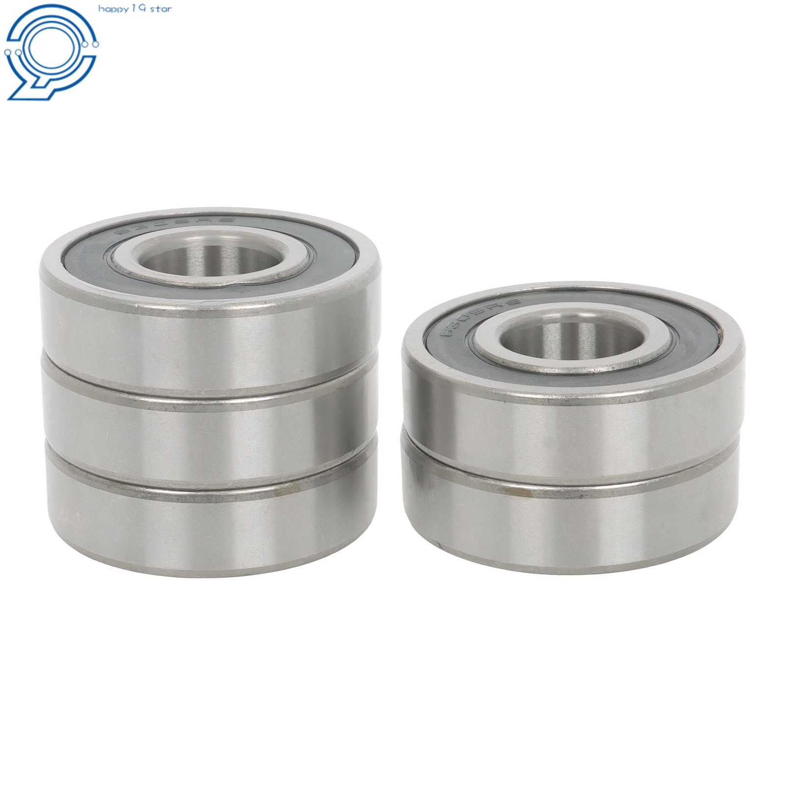 25x62x17mm Ball Bearing 6305 2RS C3 10 Pieces Premium Rubber Sealed Bearings