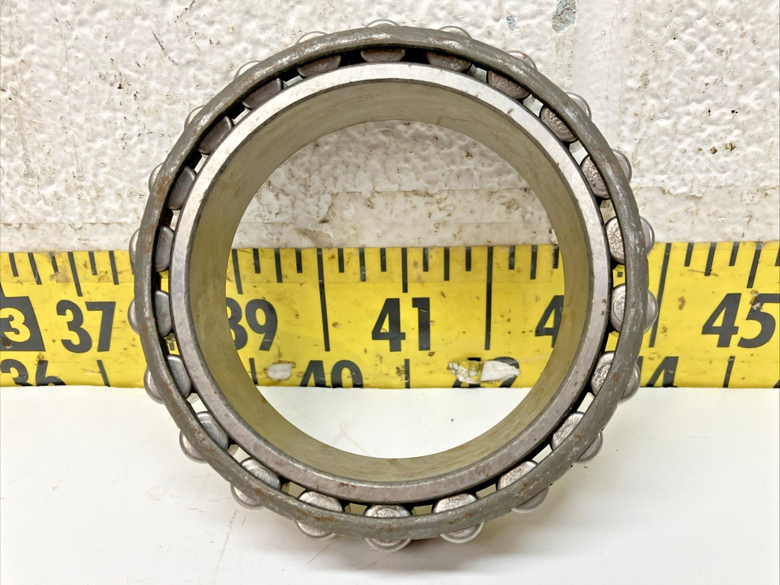 NOS Timken Tapered Roller Bearing 497 Bore: 3.37″ x OD 5.375″ x Width 1.172″ (1)