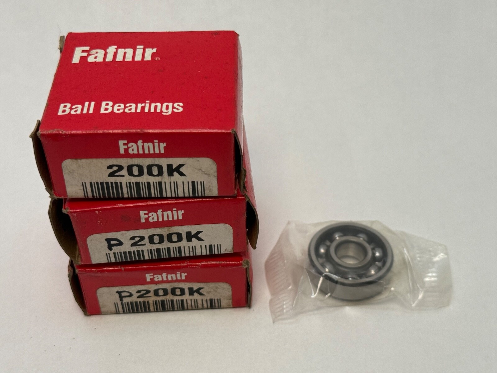 FAFNIR 200K Bearing Open 10x30x9 mm 200 K 6200 C3 USA 7 pcs
