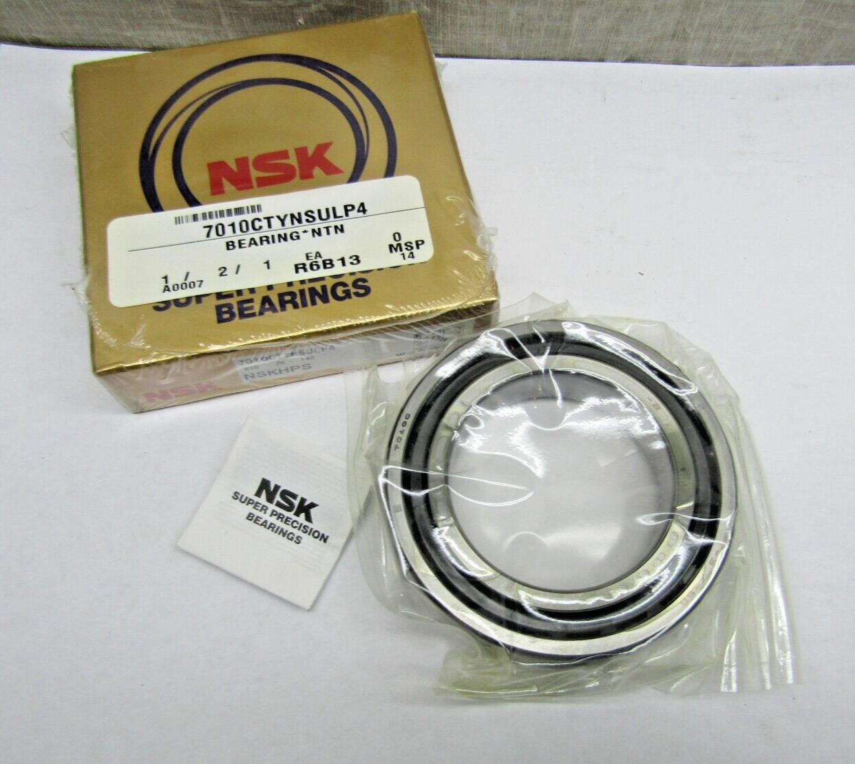 NSK 7010CTYNSULP4 50mm x 80mm X 18mm Precision Bearing Universally Matchable