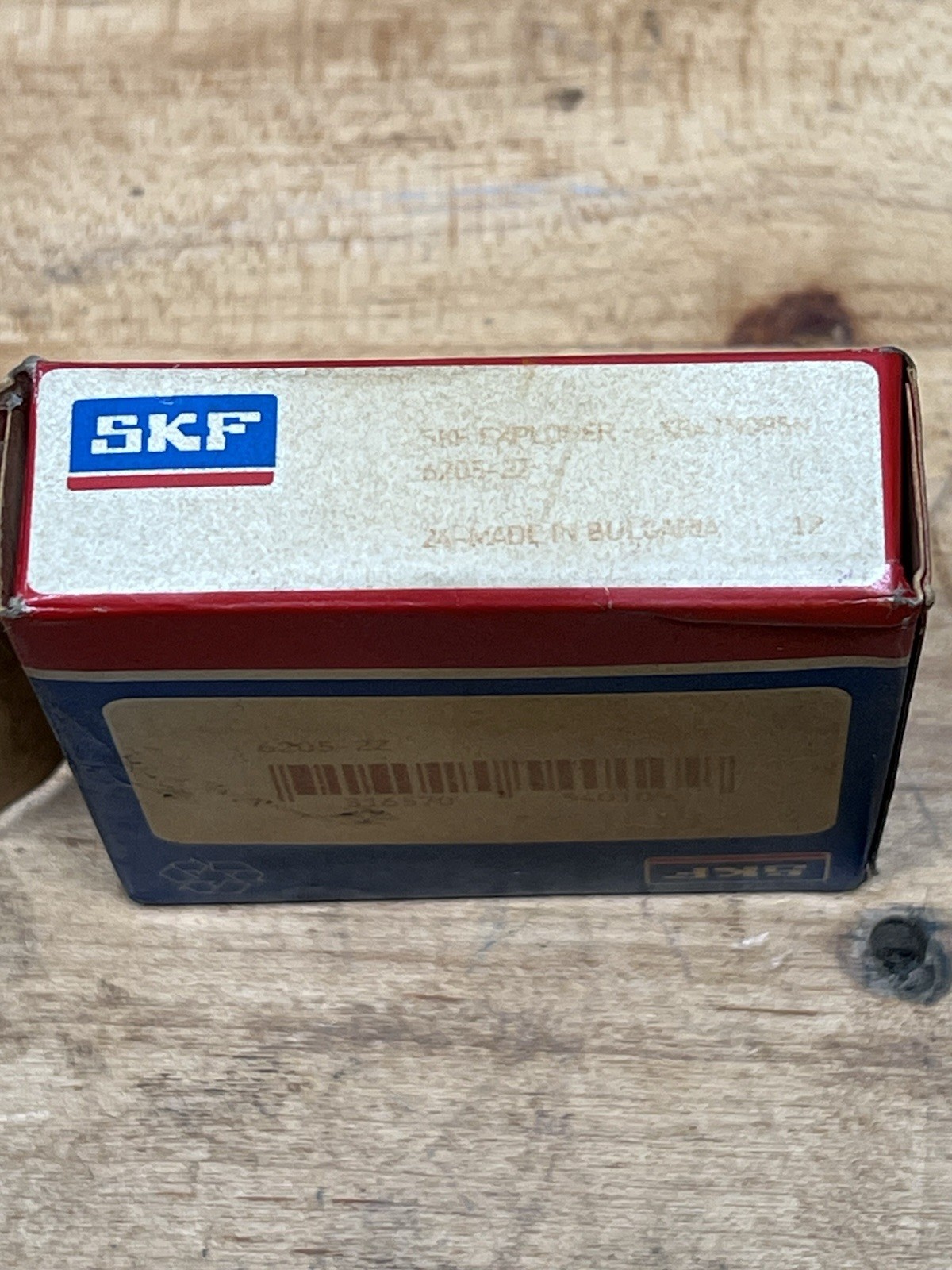 SKF Explorer 6205-2Z Deep Groove Ball Bearing With Shields 25x52x15mm