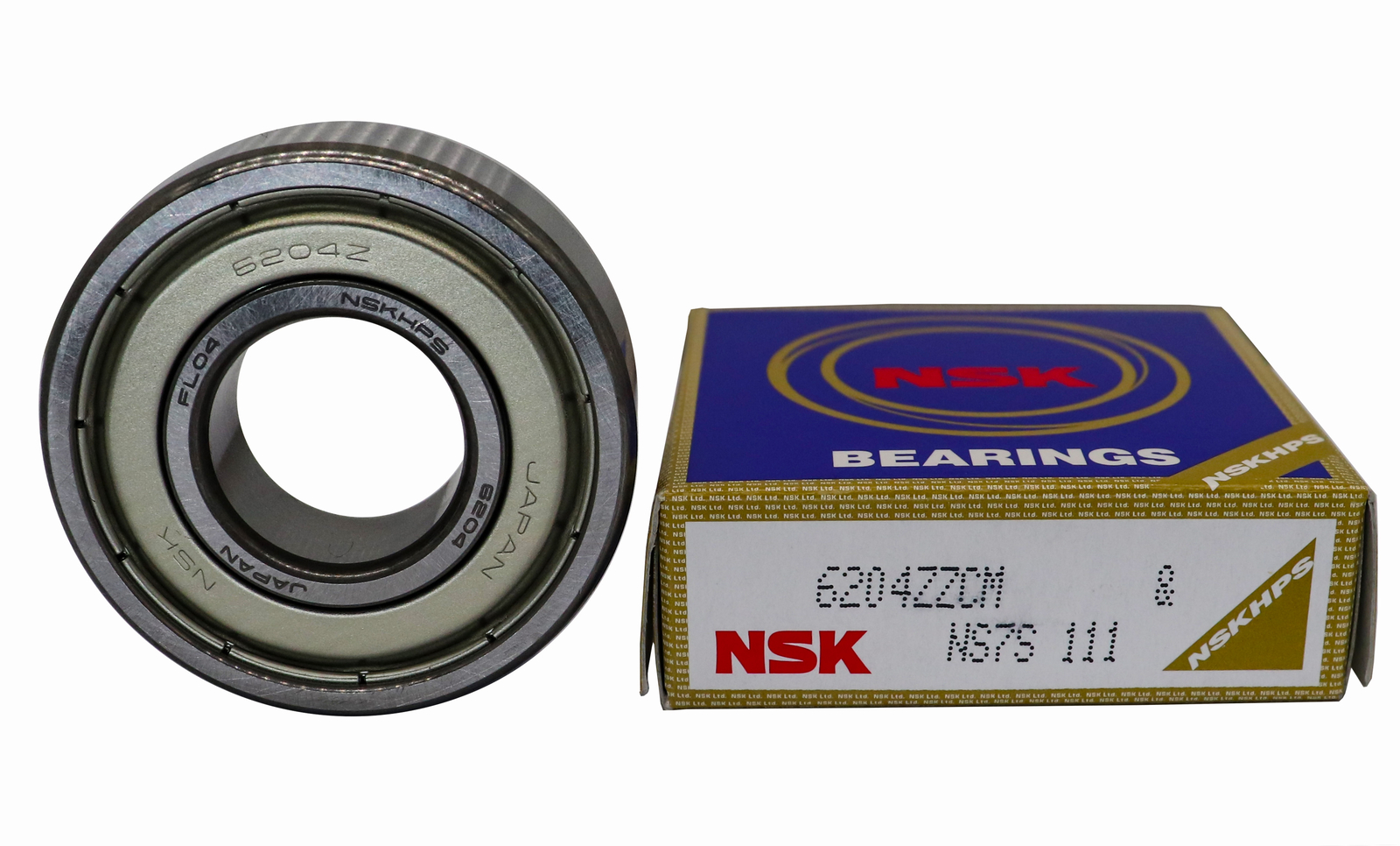10PACK NSK 6204ZZ 20X47X14MM MADE IN JAPAN Double Metal Sealed Bearings 6204-2Z