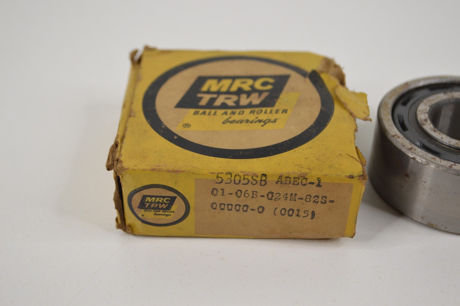MRC TRW 5305SB Double Row C3 Ball Bearing 25mm ID x 62 mm OD x 1″ W MADE IN USA
