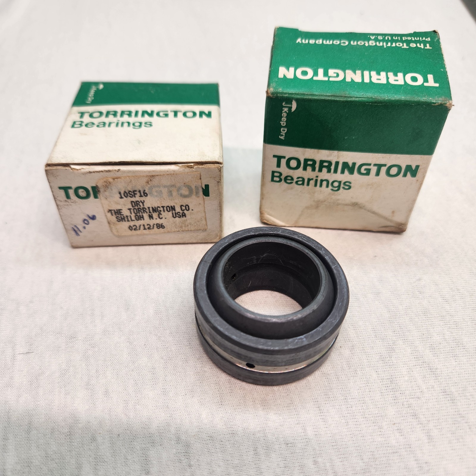 Torrington 10SF16 Spherical Plain Bearing Steel-on-Steel Ball Bushing NOS NIB