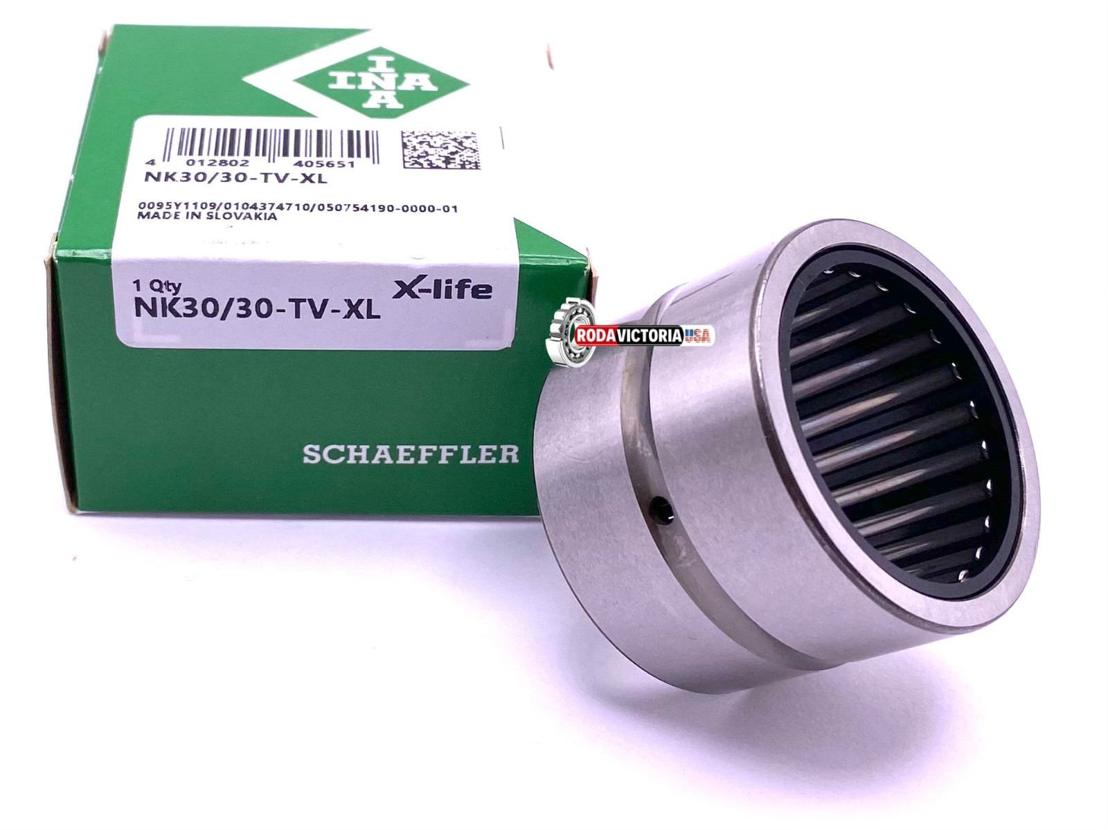 INA NK30/30 TV XL Needle Roller Bearing and Cage Assembly 30x40x30 mm