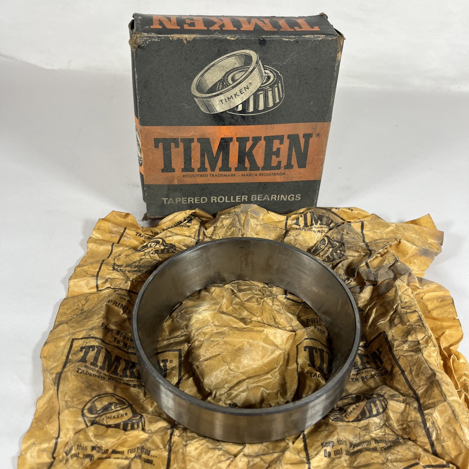 OEM TIMKEN PN HM516410 Tapered Roller Bearing Cup Outer 5.2500″ OD 1.2813″ Width