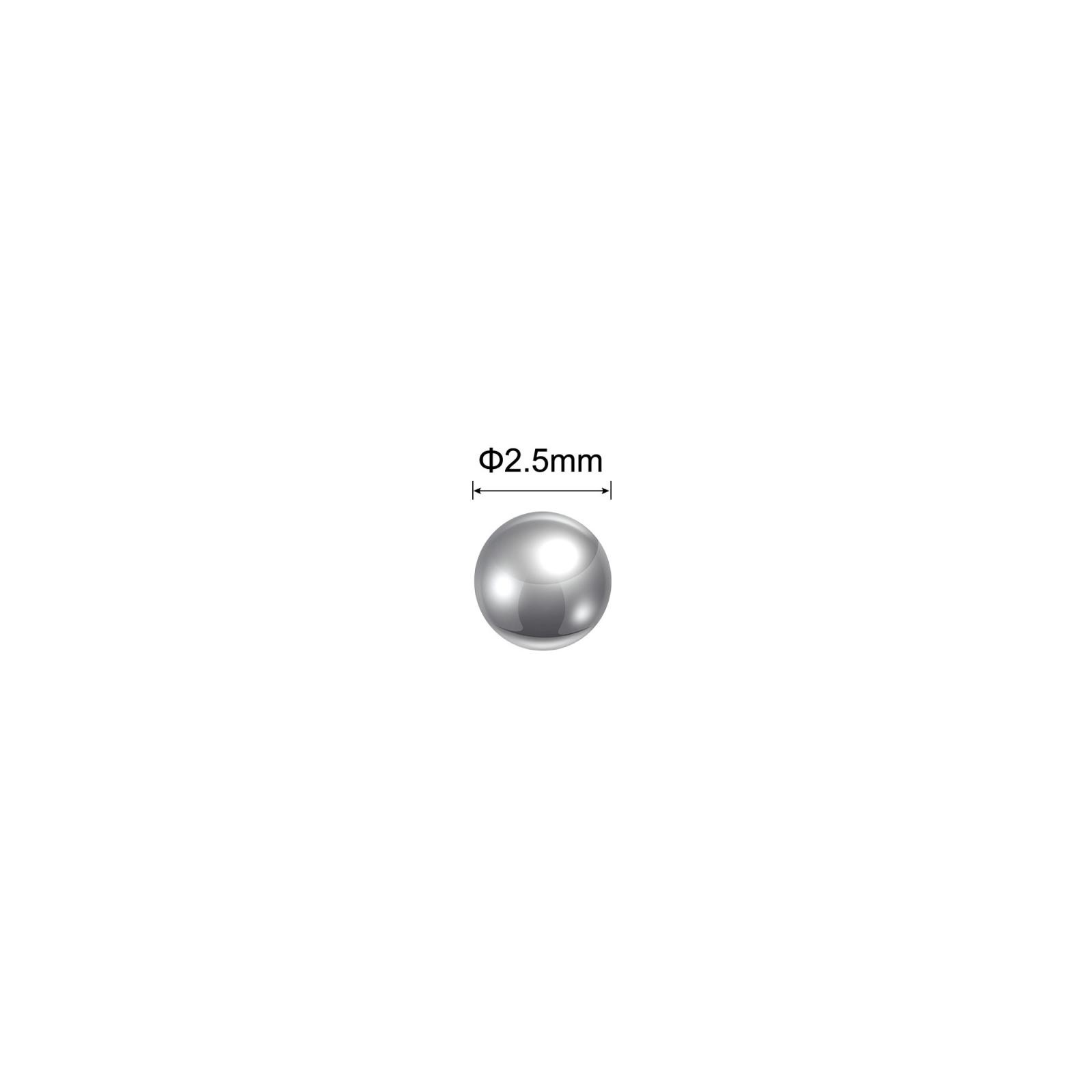 2500pcs 2.5mm 201 Stainless Steel Bearing Balls G100 Precision