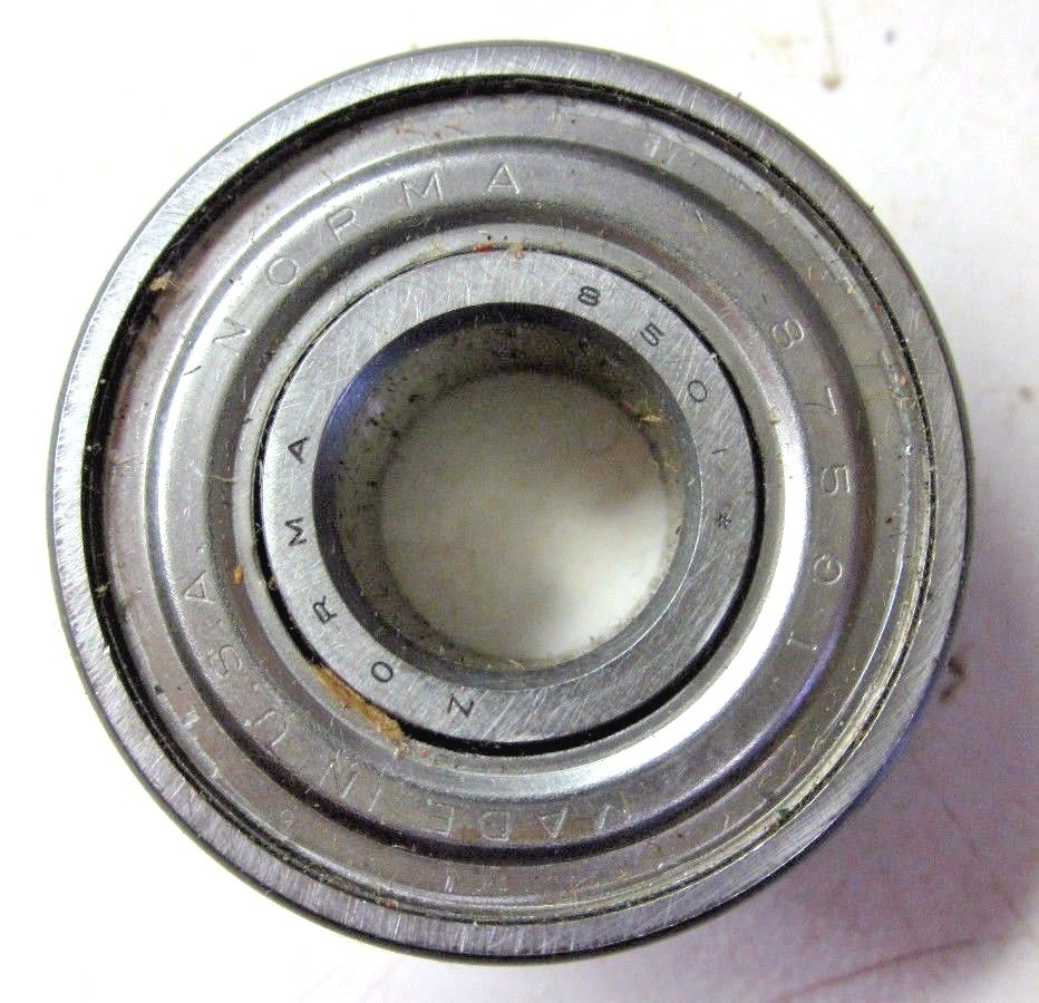 USA Norma Hoffmann 87501 Shielded Ball Bearing: 12mm Bore, 32mm OD, 12.6mm Width