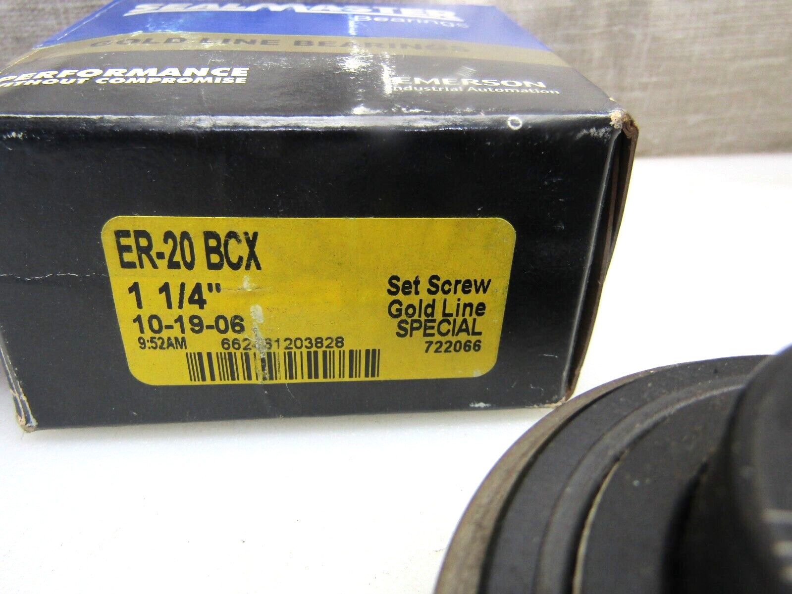 Sealmaster ER-20 BCX 1-1/4″ Insert Bearing w/ Set Screw Clamping