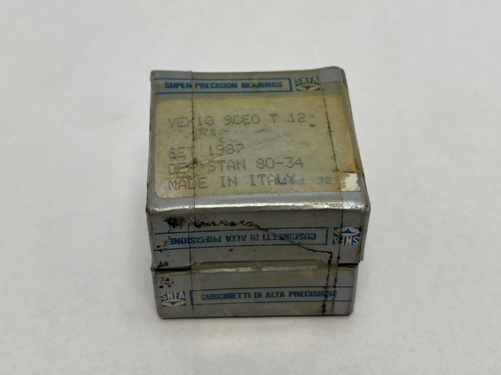 SNFA VX10-9CE0T Bearing 10x26x8 mm 7000-P2 VX10-9-CE-0-T DTL Italy 2 Pcs