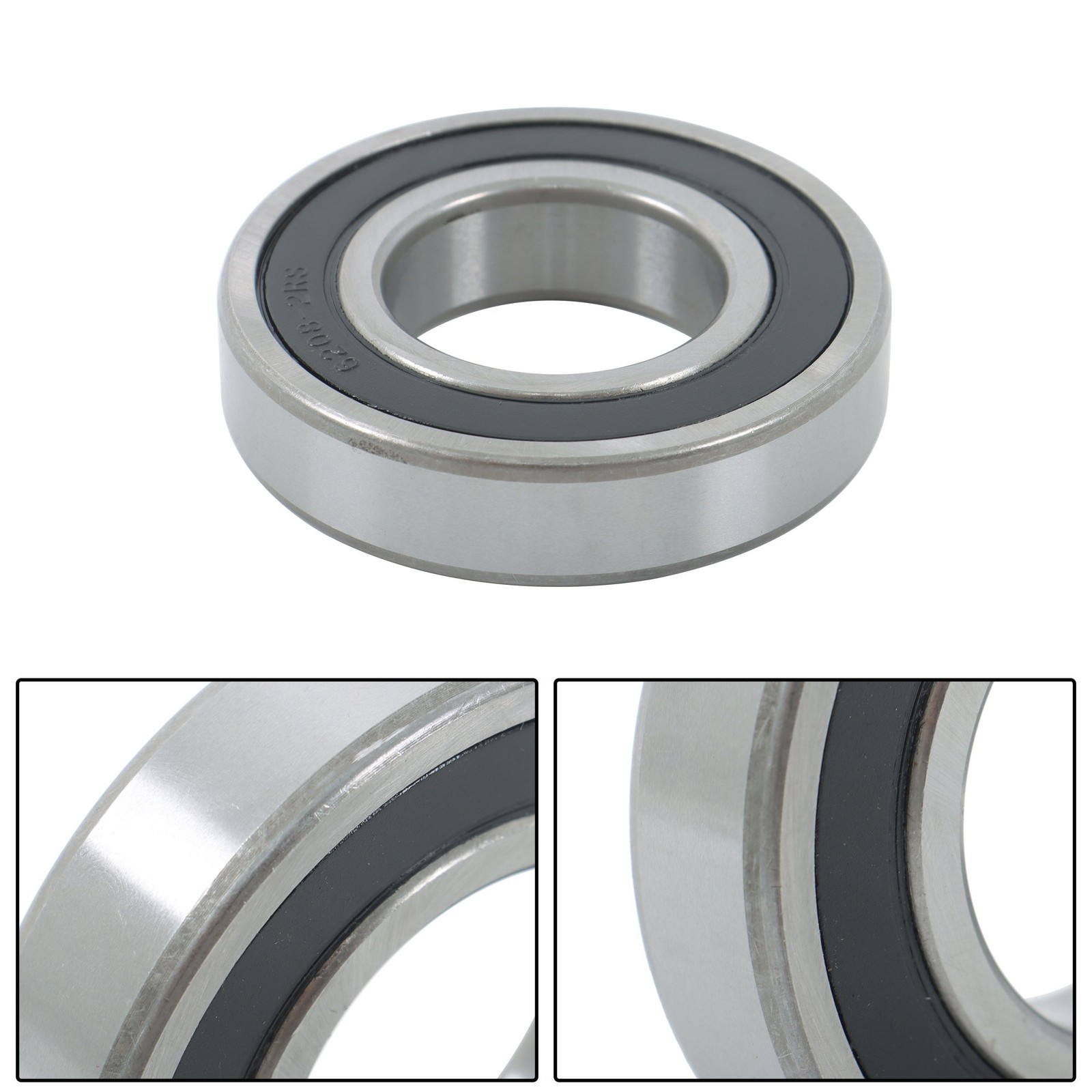 4Pcs 6208-2RS Bearings 40×80×18mm Double Rubber Seals Deep Groove Ball Bearing
