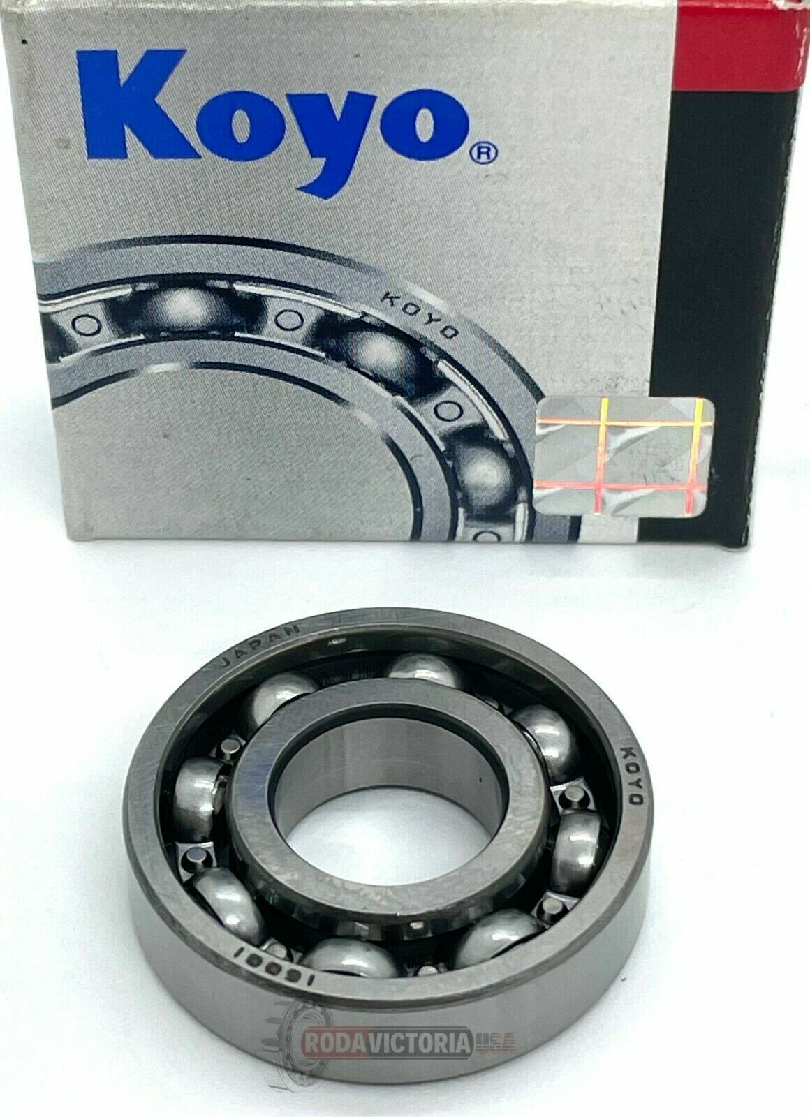 KOYO JAPAN 16001 DEEP GROOVE BALL BEARING, OPEN TYPE, NO SEALS 12x28x7 mm