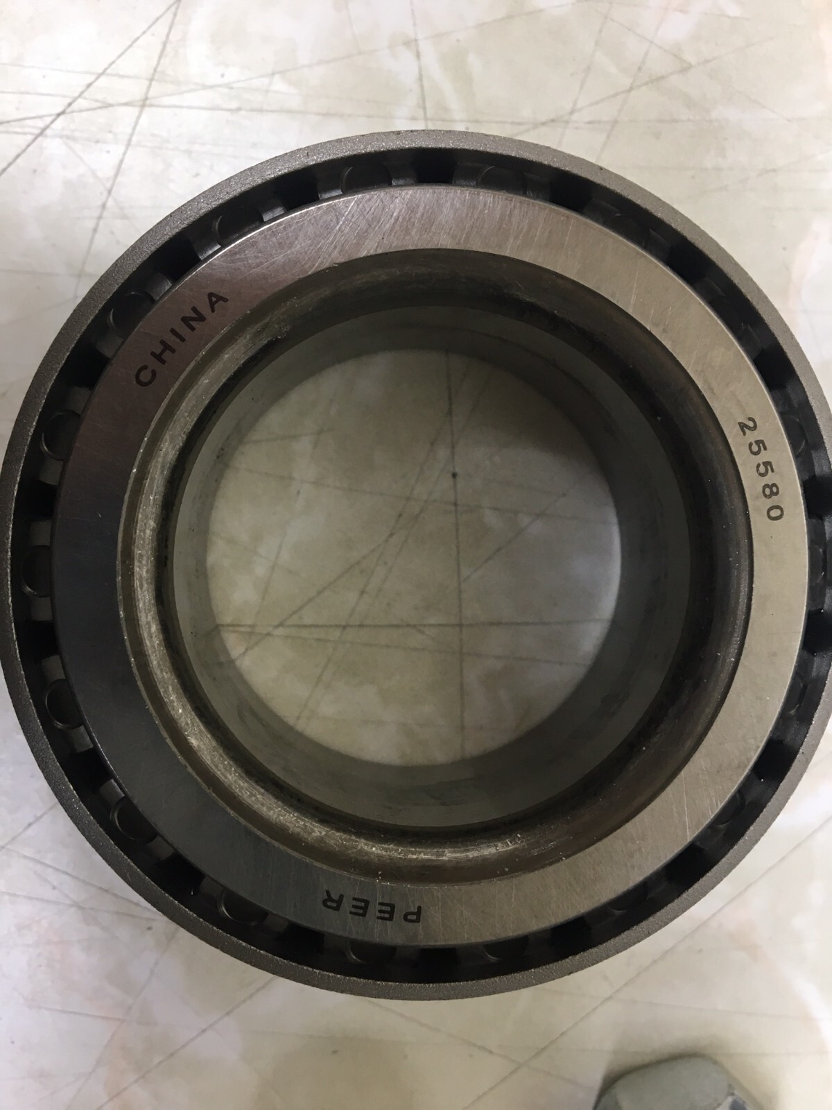 Peer Trailer Hub Bearing 25580 Tapered Roller 1-3/4in Diameter Bore 1.75 ID Cone