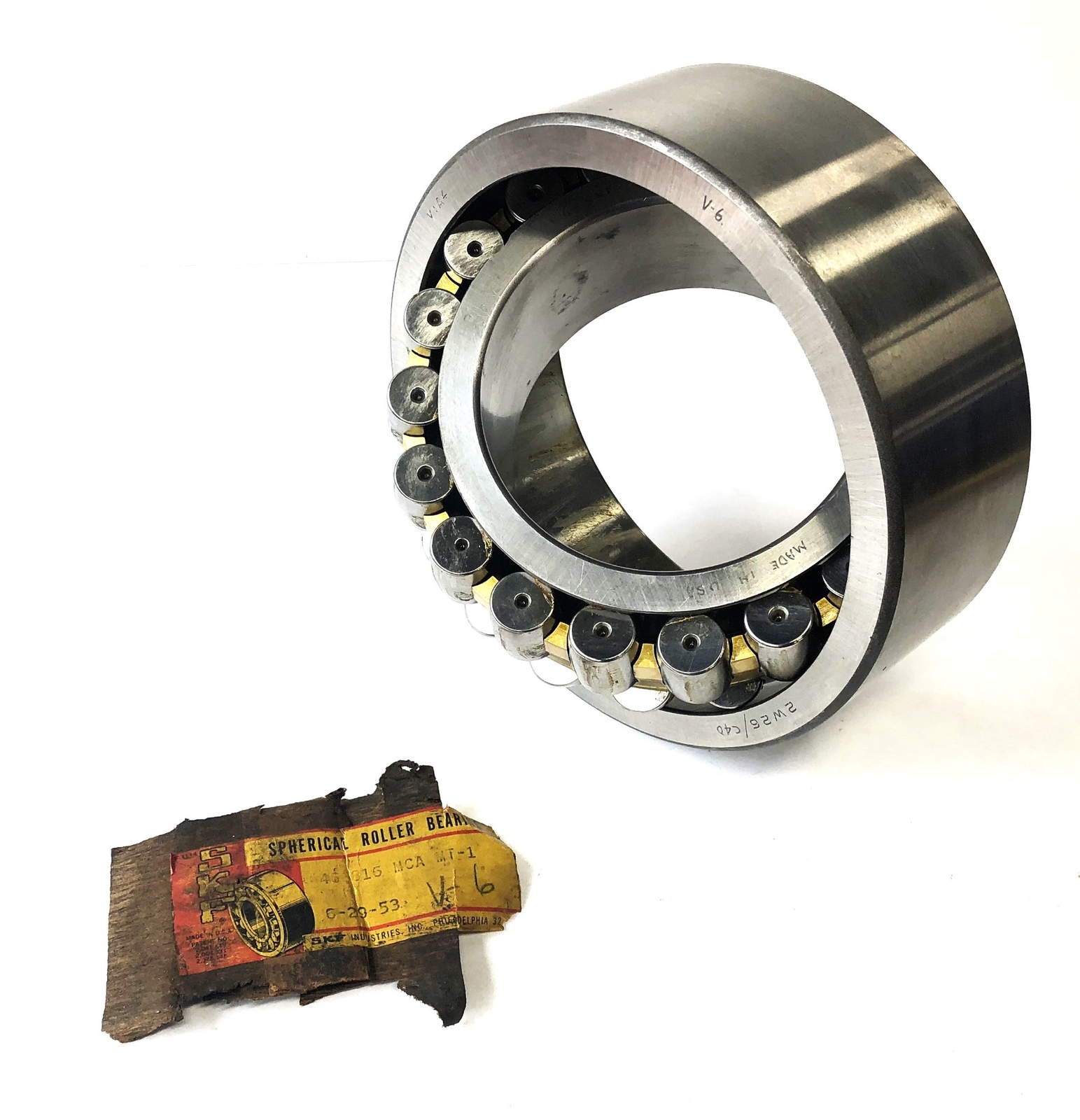 SKF V-6 ROV3 Self Aligning Spherical Roller Bearing 466816 MCA MT (2W26/C4O) NOS