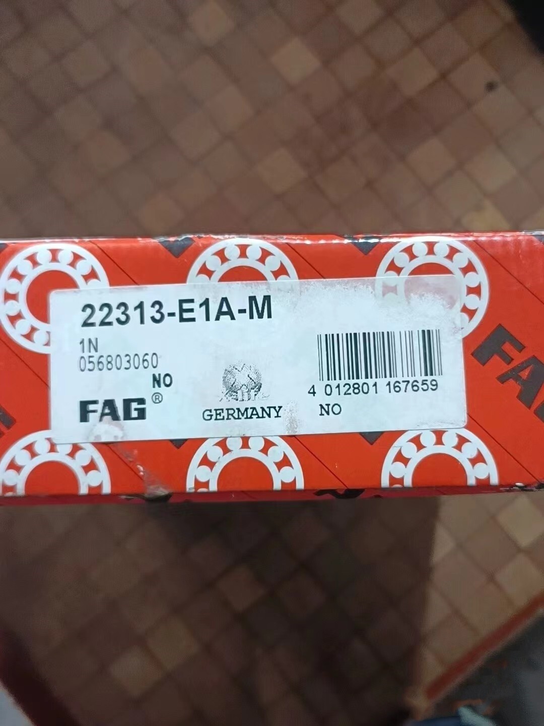 NEW FAG 22313-E1A-M deep groove ball bearing 1PCS #DC