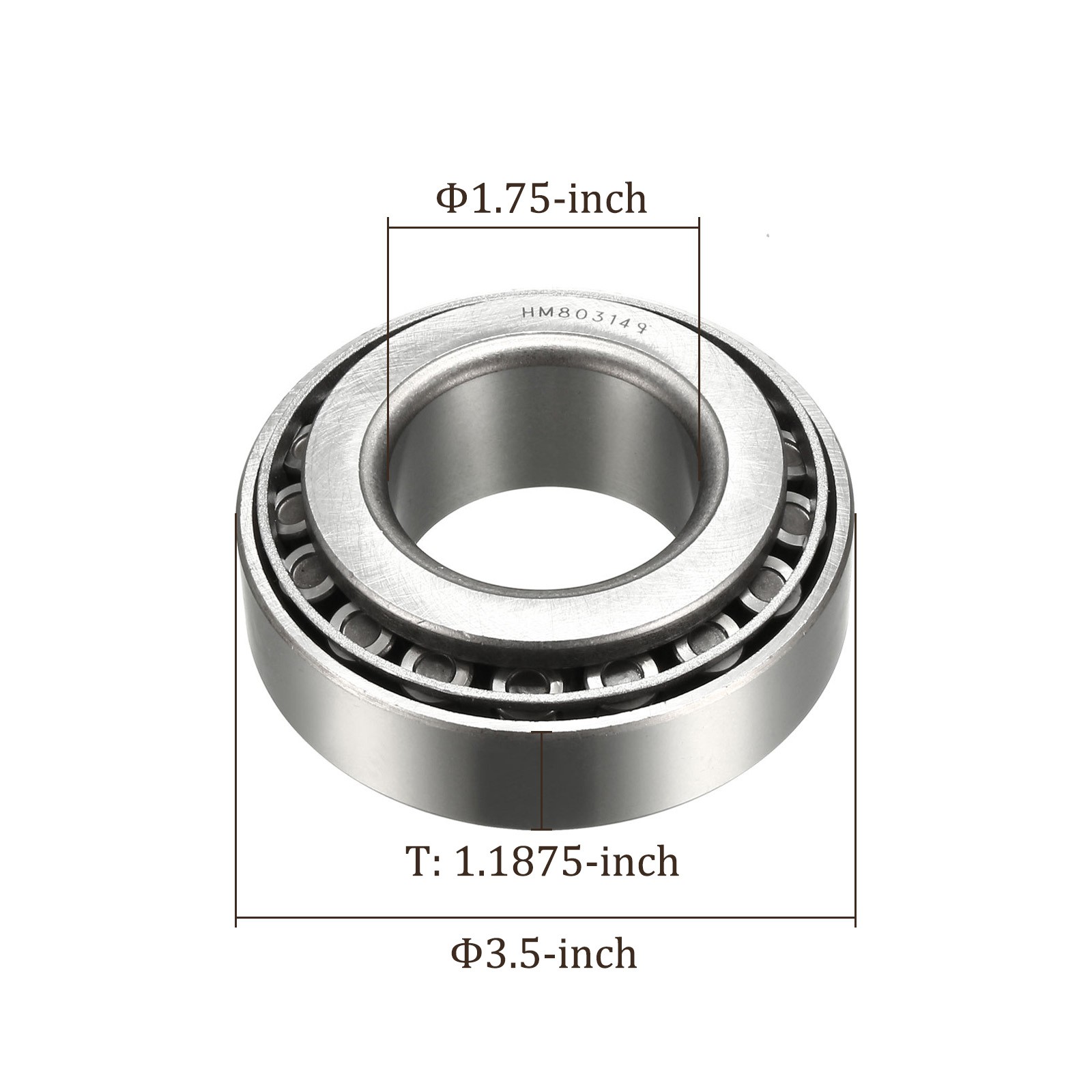 HM803149/HM803110 Tapered Roller Bearing 1.75″x3.5″x1.1875″ Bearing