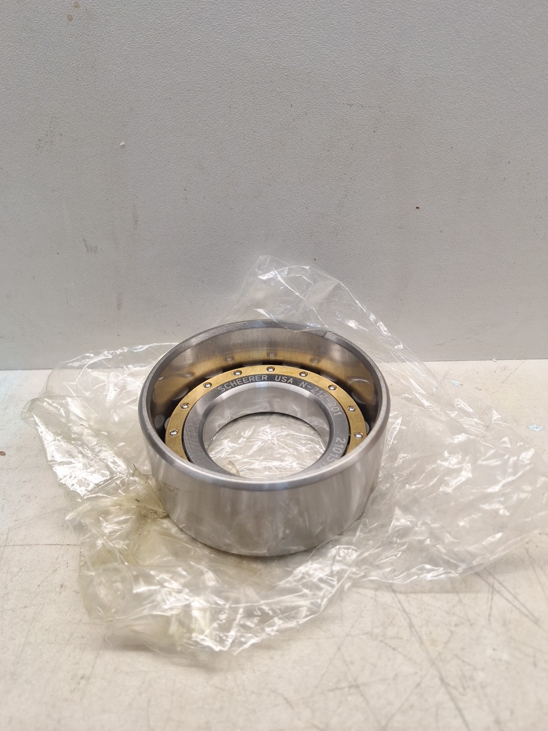 Scheerer USA N-212-201 Cylindrical Roller Bearing Bronze Cage