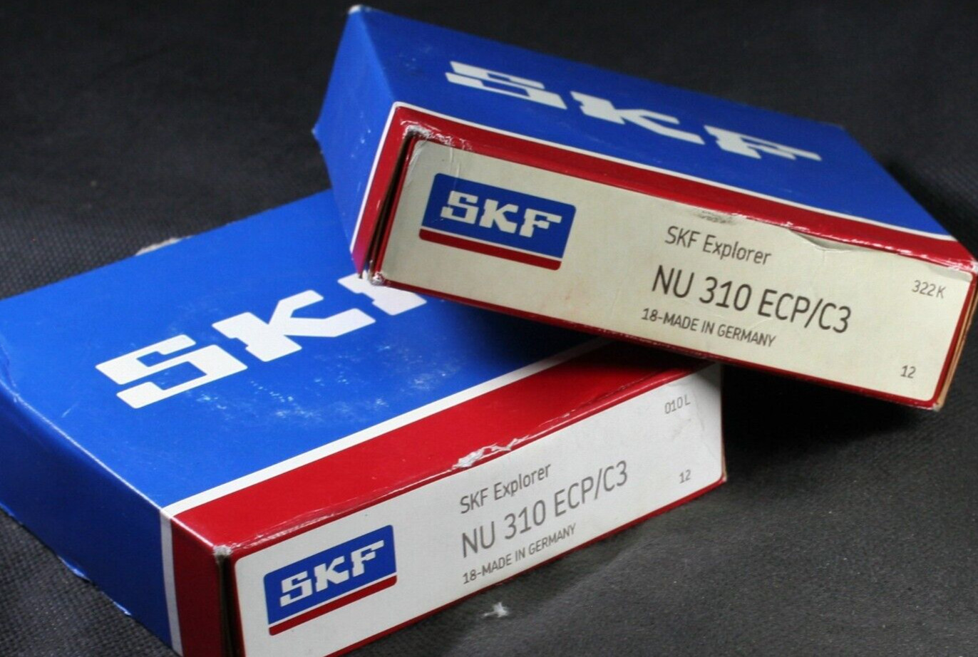 One SKF NU 310 ECP/C3 Cylindrical Roller Bearing 50 MM ID Germany NEW