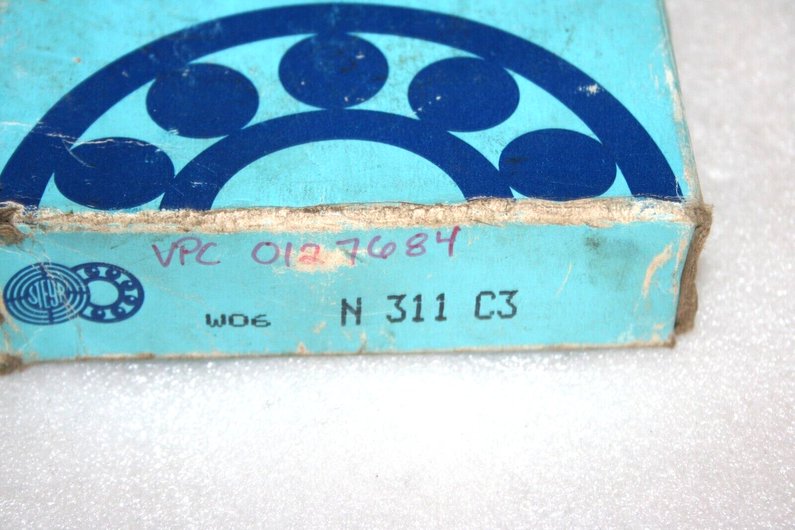 STEYR N-311 C3 Cylindrical Roller Bearing N311 C3 * NEW *