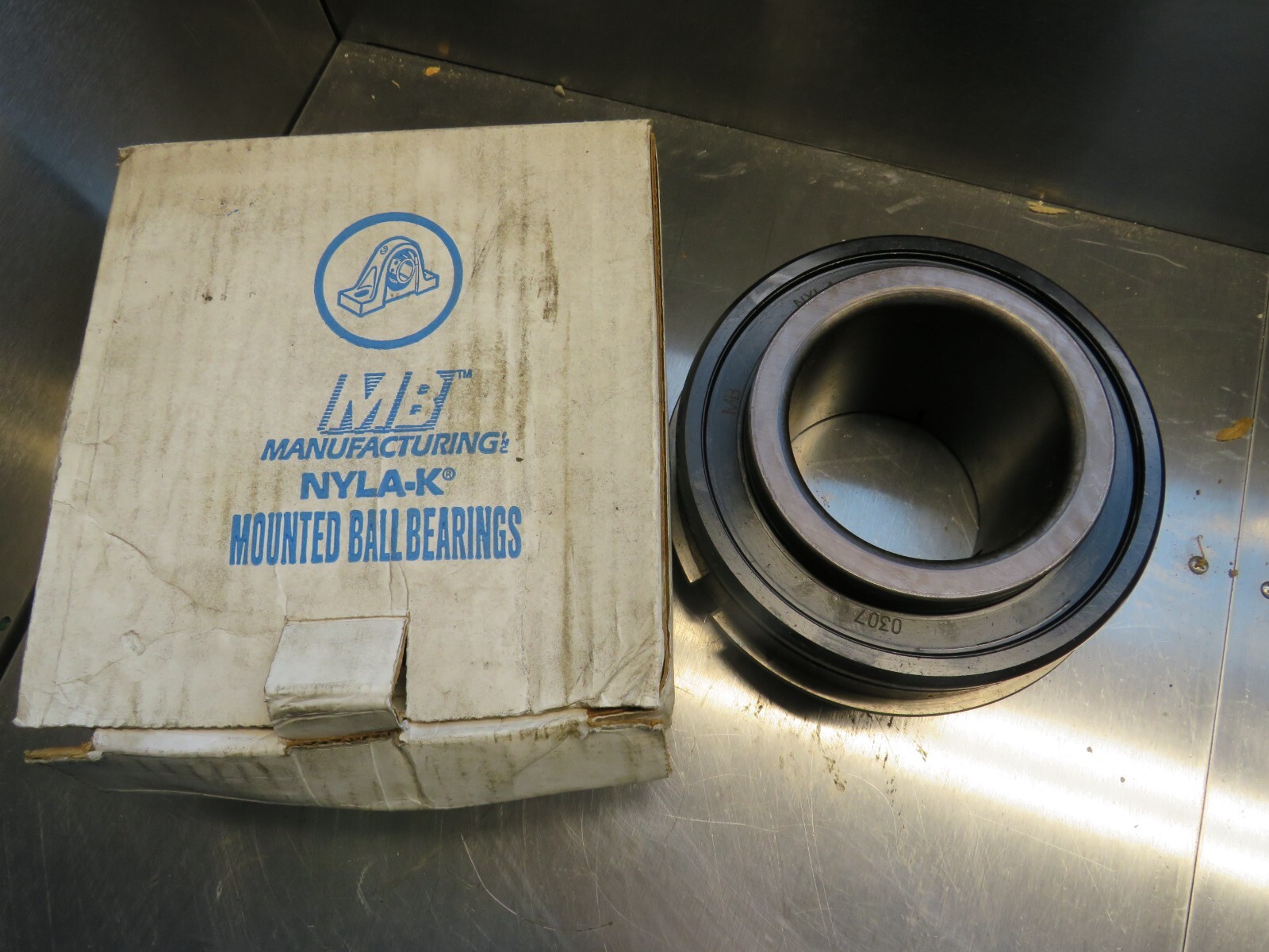 MB Manufacturing ER48K Mounted Ball Bearing NYLA-K