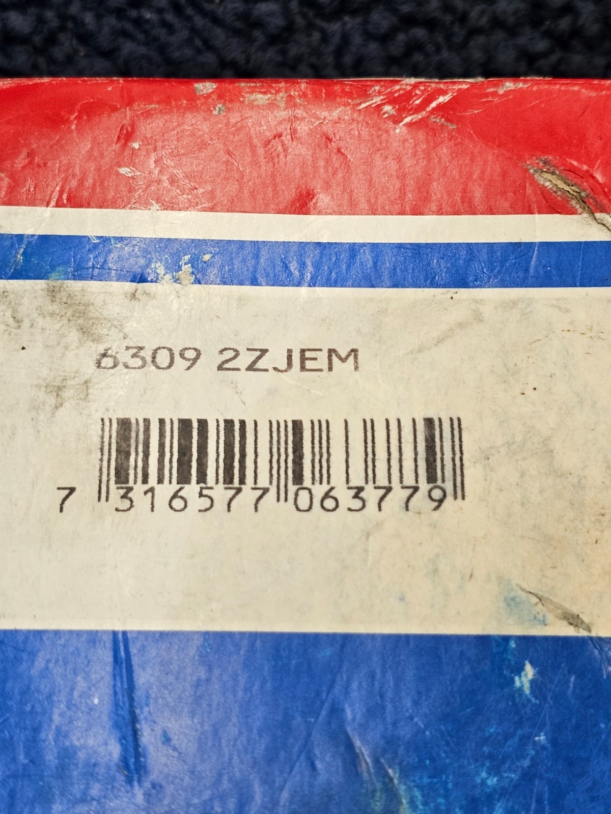 SKF 6309 2ZJEM: Single Row Shielded Deep Groove Radial Ball Bearing