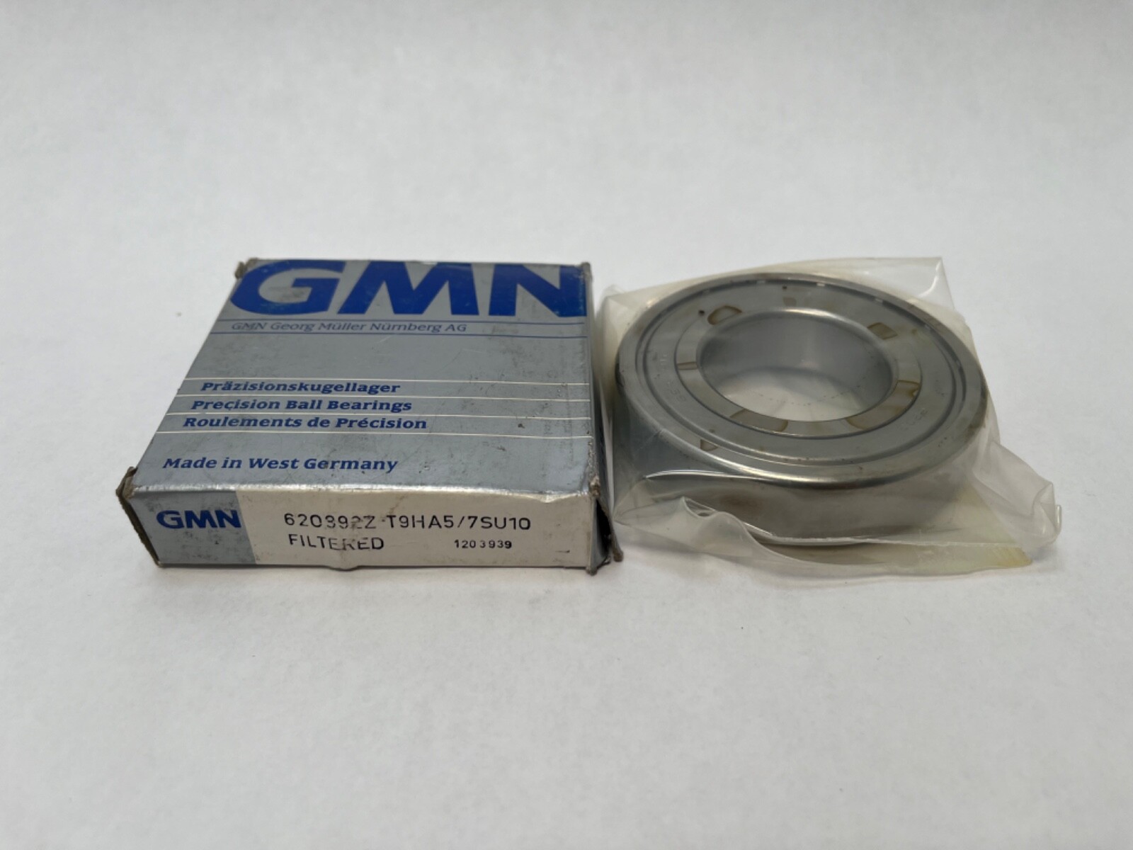 GMN 620892ZT9HA57SU10 Precision Bearing 40x80x20 mm 62089-2Z-T9HA5-7SU10 Germany