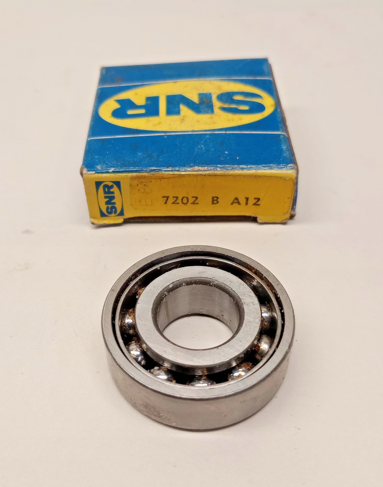 SNR 7202B Angular Contact Bearing 15x35x11mm ref# 7202 / 7202A / 7202B-A12