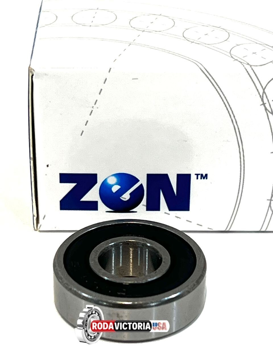 ZEN 6000-2RS High Quality Two Side Rubber Seal Ball Bearing 10x26x8 6000 2RS