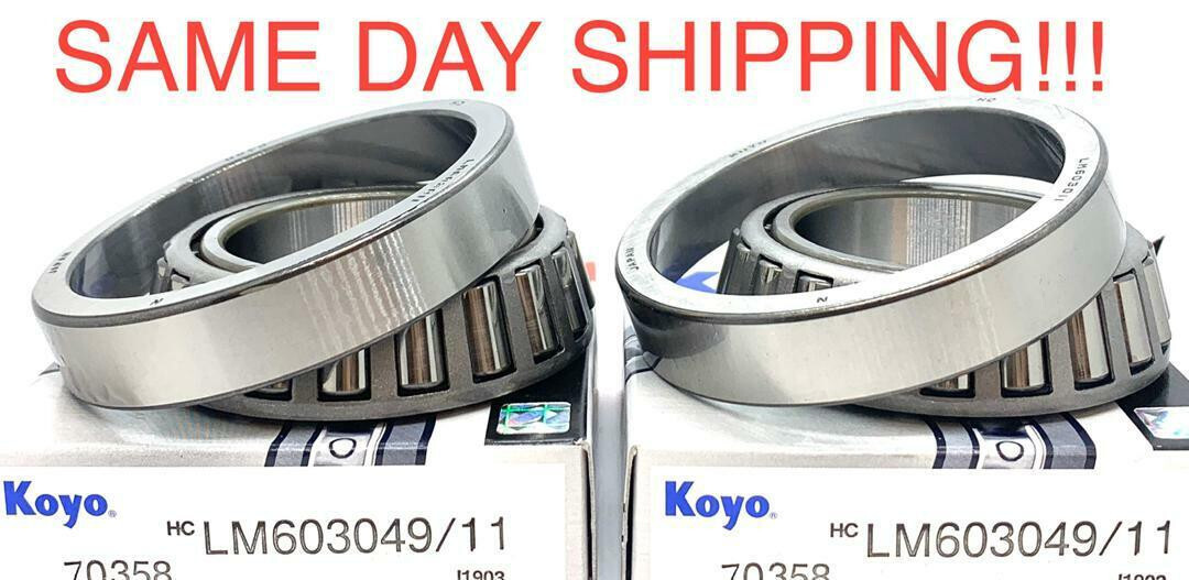 9″ Ford LM603011 LM603049 3.062 Carrier Bearing Set KOYO SAME DAY SHIPPING !!!